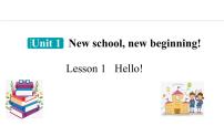 初中英语冀教版（2024）七年级上册（2024）Unit 1 New schoolnew beginning!Lesson 1 Hello !授课课件ppt