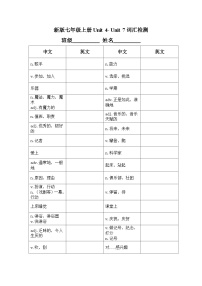 人教版（2024）七年级上册（2024）Unit测试题