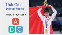 初中英语Unit 1 Playing SportsTopic 3 The school sports meet is coming.一等奖ppt课件