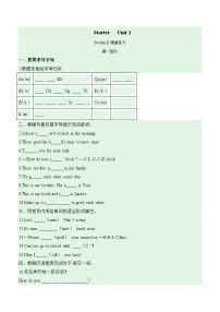 人教版（2024）七年级上册（2024）Section B优秀同步练习题