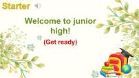 初中英语外研版（2024）七年级上册（2024）Starter Welcome to junior high授课ppt课件