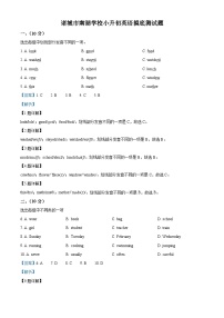 山东省潍坊诸城市南湖学校2024-2025学年七年级上学期开学考试英语试题（解析版）