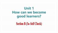 初中人教版（2024）Unit 1 How can we become good learners.Section B授课课件ppt