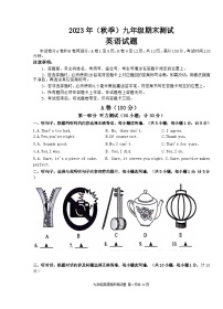 2023-2024学年四川省成都市新都区九年级（上）期末英语试卷