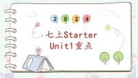 英语七年级上册（2024）Starter Welcome to junior high课堂教学课件ppt