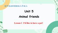 初中英语冀教版（2024）七年级上册（2024）Lesson 1 I'd like to have a pet!获奖课件ppt