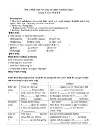 初中英语Section A学案