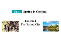 初中冀教版（2024）Lesson 4 The Spring City评优课课件ppt