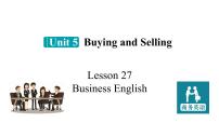 英语八年级下册Lesson 27 Business English精品ppt课件