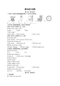 2024新人教版七年级上册英语-期末综合训练（试卷+含听力及听力材料）