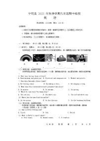 广西壮族自治区崇左市宁明县2023-2024学年九年级上学期11月期中英语试题