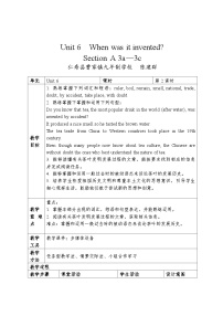 初中英语人教版（2024）九年级全册Section A教学设计及反思
