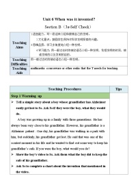 初中英语人教版（2024）九年级全册Section B教案