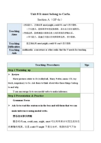 人教版（2024）九年级全册Section A教案