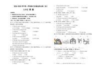 甘肃省平凉市庄浪县2024-2025学年九年级上学期11月期中英语试题