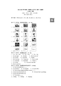 2024-2025（上）第二次月考（期中）-八年级-英语-试卷   仁爱版