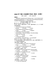 湖南省郴州市桂阳县2024-2025学年八年级上学期11月期中考试英语试题