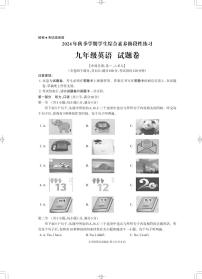 云南省昭通市永善县2024-2025学年九年级上学期11月期中英语试题