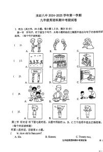 福建省龙岩市第八中学2024-2025学年九年级上学期期中考试英语试题