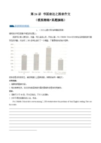 2025年中考英语一轮复习练习第26讲 书面表达之图表作文（2份，原卷版+解析版）