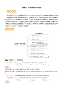 2025年中考英语二轮复习讲与练专题07 动词时态 & 语态（2份，原卷版+解析版）