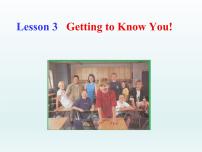 冀教版（2024）八年级上册Lesson 3 Getting to Know You!集体备课课件ppt