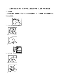 天津市北辰区2024-2025学年八年级上学期11月期中英语试题