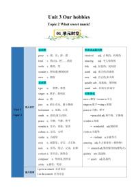 初中英语仁爱科普版（2024）八年级上册Topic 2 How can we protect ourselves from the earthquake?练习