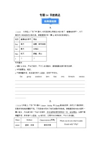 广州地区——2024学年七上英语期中真题分类汇编-书面表达