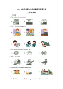 贵州省毕节市金沙县金沙县2024-2025学年九年级上学期11月期中英语试题