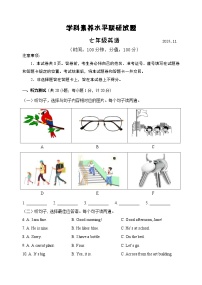 山东省临沂市罗庄区2024-2025学年七年级上学期期中考试英语试题