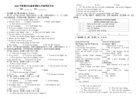 河南省南阳市第十九中学校2024-2025学年九年级上学期12月月考英语试题