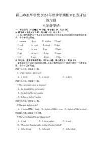 广东省鹤山市振华学校2024-2025学年七年级上学期期末模拟英语试题