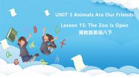 冀教版（2024）八年级下册Lesson 15 The Zoo Is Open优质课ppt课件