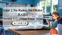 初中英语人教版（2024）七年级下册（2024）Unit 2 No Rules, No Order图片ppt课件