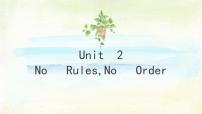 人教版（2024）七年级下册（2024）Unit 2 No Rules No Order课文ppt课件