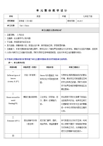英语七年级下册（2024）Unit 1 Home获奖教学设计