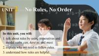 初中Unit 2 No Rules, No Order精品课件ppt