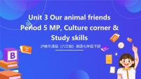 初中英语沪教牛津版（2024）七年级下册Unit 3 Our animal friends.获奖ppt课件