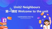 初中牛津译林版（2024）Unit 2 NeighboursWelcome to the unit优秀课件ppt