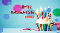 初中人教版（2024）Unit 2 No Rules, No Order教案配套ppt课件