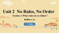 人教版（2024）七年级下册（2024）Unit 2 No Rules, No Order教课ppt课件