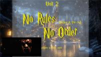 英语人教版（2024）Unit 2 No Rules No Order教学ppt课件