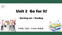 外研版（2024）七年级下册（2024）Unit 2 Go for it!Starting out背景图课件ppt