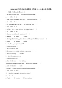 2024-2025学年北京市朝阳区七年级（上）期末英语试卷（含详细答案解析)