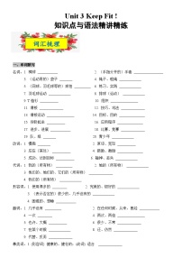 2025新人教版七年级下册英语 Unit 3知识点梳理及语法讲义(学生版)