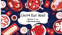 人教版（2024）Unit 4 Eat Well评课ppt课件