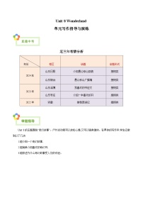 初中英语牛津译林版（2024）七年级下册（2024）Unit 8 Wonderland精品同步练习题