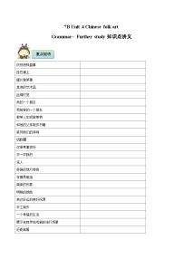 英语七年级下册（2024）Module 1 My country & my peopleUnit 4 Chinese folk art精品当堂检测题