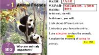人教版（2024）七年级下册（2024）Unit 1 Animal friends多媒体教学ppt课件